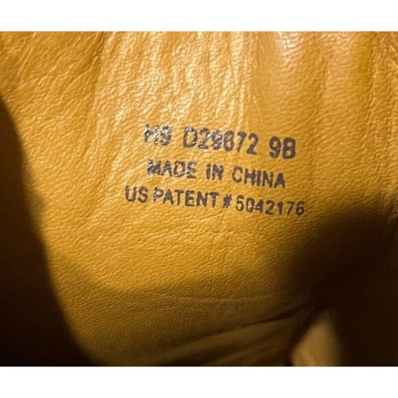 Cole Haan Air Sara Brown Nubuck Leather Boots Mid Wedge Platform D29267 - Picture 8 of 9